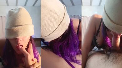 Goth Alt Latina Amateur Sloppy Rough Deepthroat Spit POV