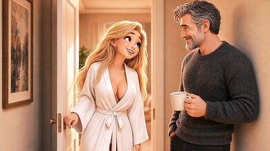 Stepdad Enters Shower While Washing Stepdaughter 2 Part Cartoon Hentai