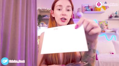 Petite Redhead Teen Tease Unboxing Hot Ass Gushing Solo Female Tattoo Fun