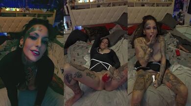 Verified Amateur MILF Squirt Solo Destroyed Gushing Thick Cum In Mouth Lenceria De Encaje Tattoo