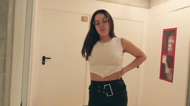 Mistaken Entry Ends With Doggy Style Facial On Pretty Latina Face