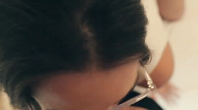 Mistaken Entry Ends With Doggy Style Facial On Pretty Latina Face