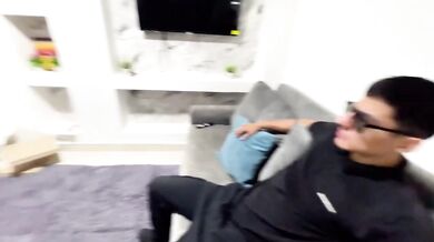 Brunette Stepmom Welcomes Me With Big Tits And Huge Ass Deepthroat Cum In Mouth