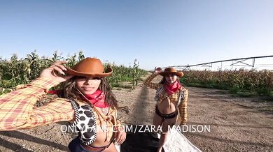 Cowgirl Anal Destroyed Him On The Farm With Big Ass Blowjob Creampie Cumshot