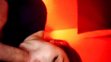 Redhead College Amateur Destroyed Gushing Deep Throat Cum In Mouth