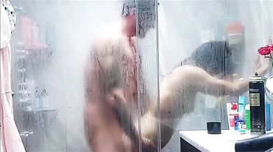 Couple Takes Lusty Shower Destroyed By Big Dick Verified Amateur
