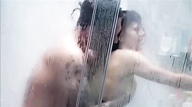 Couple Takes Lusty Shower Destroyed By Big Dick Verified Amateur