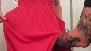 Fitting Room Hotwife Virginia Earl Destroyed By Big Dick Amateur Cumshot