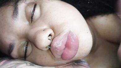 Surreal POV Close-Up Double Creampie Massive Load Overflowing Mouth Gagging