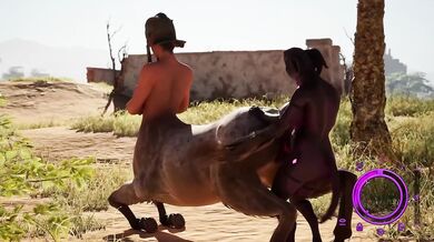 Cheeky Centaur Destroyed by Monster Cock Begging for Sperm