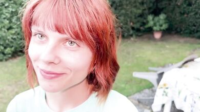 Redhead Petite Neighbor Destroyed Gushing CREAMY WET Doggy Pov Amateur