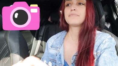 Motorista safada de app fudeu sem preservativo com seu passageiro safado car uber blowjob boquete ruiva brasil gozada buceta risky masturbation amador interracial creampie public hd verified