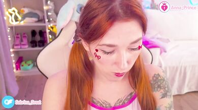 Ginger Redhead Tease With Ice Cream Naked Ass