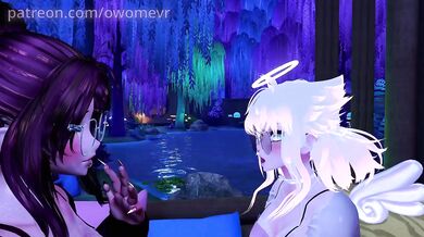 Horny Futa Corrupts Innocent Guardian Angel With Girlcock VRChat ERP