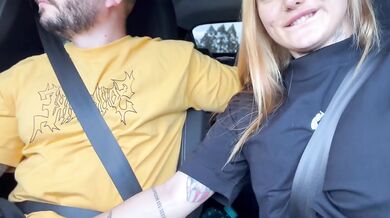 Perfect Girlfriend Destroyed My Dick In The Car And Choked On Cum