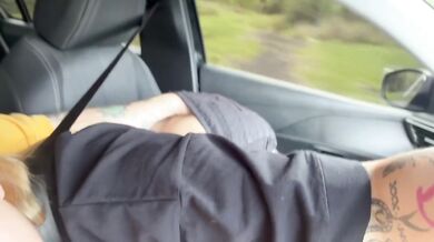 Perfect Girlfriend Destroyed My Dick In The Car And Choked On Cum
