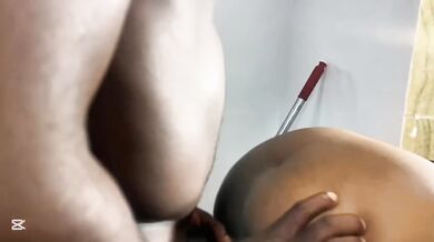 Hot Romantic Sex Destroyed My Beautiful Black Ebony Wife With Big Ass