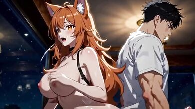 Sound remote control hands on hips producer destroys anime hentai actress with creampie