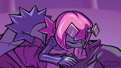 Erotic Vampire Threesome Destroyed By Big Dick Creampie