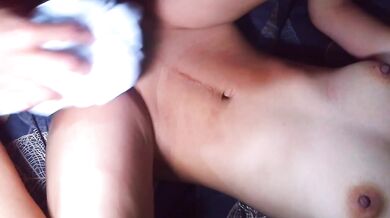 Filipina Couple Passionate Close Up Doggy Switching to Missionary with Cum Shot Sucking Tits