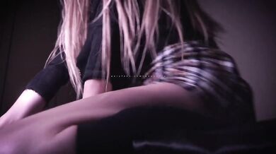 Blonde Student Dry Humping Riding Pillow After Class Intense ASMR POV Heavy Breathing Solo Female Masturbation