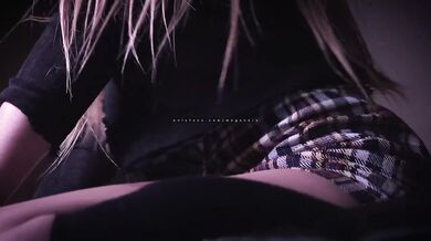 Blonde Student Dry Humping Riding Pillow After Class Intense ASMR POV Heavy Breathing Solo Female Masturbation