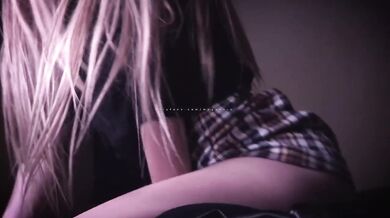 Blonde Student Dry Humping Riding Pillow After Class Intense ASMR POV Heavy Breathing Solo Female Masturbation