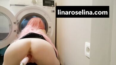 Stuck in the Washing Machine Pov Destroyed by Relentless Machine Sex Small Petite Blonde Cosplay Roleplay