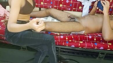 Dirty Talk Handjob Destroyed Oiled Ass By Me And My Friend