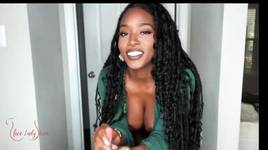 Ebony Goddess MILF Mom Trains Beta Male to BBC Worship and Watch Dildo Blowjob