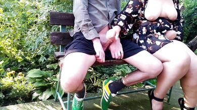 Stepmom Handjob Destroyed Me With Saggy Tits Cumshot