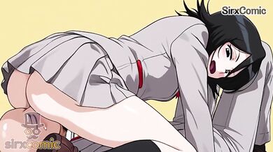 Rukia Destroyed by Blowjob and Big Tits Cumshot Hentai from SirXComic