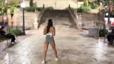 Caught on the Street Paid for Blowjob in Cafe Toilet and Fucked in Every Position