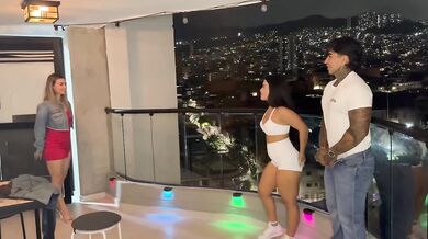 My Mad Girlfriend And Her Best Friend Destroyed Me in a Rough Hard Fast Fucking Surprise Amateur Threesome