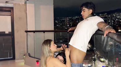 My Mad Girlfriend And Her Best Friend Destroyed Me in a Rough Hard Fast Fucking Surprise Amateur Threesome