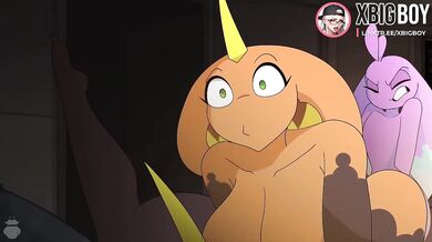 Animated hentai cartoon destroys two of a kind gushing uncensored HD