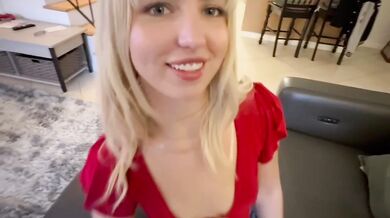Blonde Step Sis Destroyed You With Deep Throat and Creampie Gushing