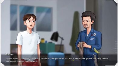 Josephine Gushes Destroyed By Kim With Private Photos In Summertime Saga Porn Game