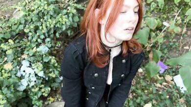 Paid Redhead Freckles Big Ass To Let Me Finish Doggystyle Her First Creampie HD