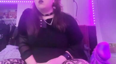 Lazy Fat Princess Eats Ice Cream Destroyed Gushing Choked