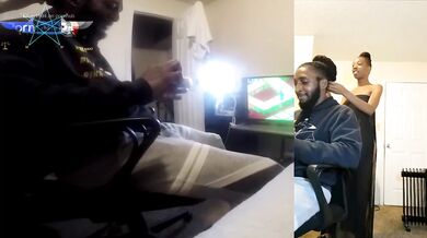 Game Night BJ Destroyed By BBC Ebony Hair Stylist Only Fans Stream