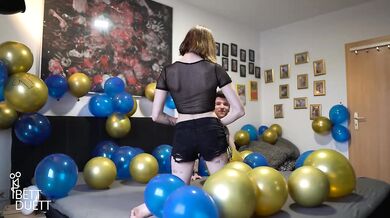 First Time Anal Sex Destroyed Boyfriend Birthday With Big Ass Creampie