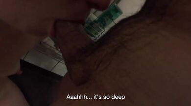 Swedish Amatör Slyna Gets Cum Filled Mouth Gagging Deepthroat Blowjob 3 Times