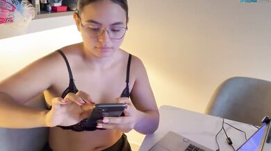 Hot Milf University Student In Lingerie Waits For Study Partner To Fuck Hard
