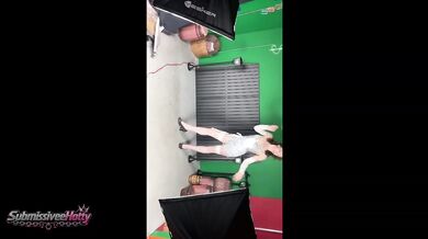 SubmissiveeHotty Handstand Audition For Mistress Whipping Her Ass In Lingerie