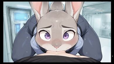 Judy Furry Zootopia Cocked Destroyed Gushing Cum In Pussy Mouth Deep Creampie