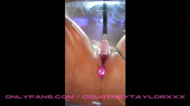 Squirting Machine Pov Blonde Milf Destroyed Gushing Creampie Pussy Fuck