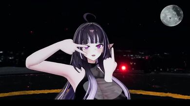 SUPER LADY Elf Vtuber Big Booba Jiggles Destroyed Gushing Choked Hentai MMD