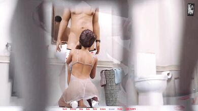 Brutal British Step Fantasy Destroyed Gushing Doggy MILF Squirting Thru Thong