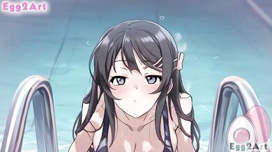 Mai Sakurajima Big Tits Swimsuit Blowjob Destroyed Gushing Cumshot Egg 2 Art Hentai Exclusive HD Uncensored